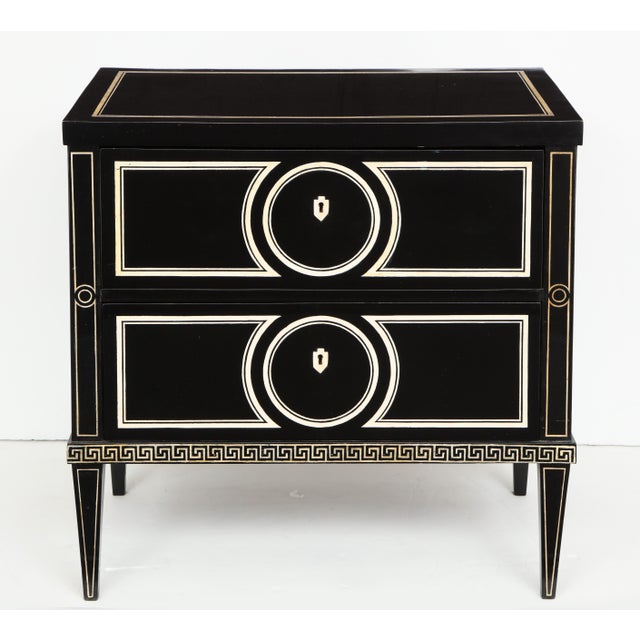 Neoclassical Bespoke Fornasetti Style Commodes - a Pair For Sale - Image 3 of 9