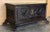 Baroque 19th Century Spanish Carved Cassone Trunk with Original Hardware and Three Locks For Sale - Image 3 of 18