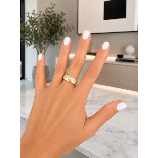 Talia Jade 18k Gold Diamond Band Ring, 1.90 Carats, Size 7 For Sale - Image 15 of 15