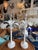 Vtg. Pair 1973 Palm Beach Tree Leaf Table Lamps Restored White Tole Newly Wired For Sale In West Palm - Image 6 of 10
