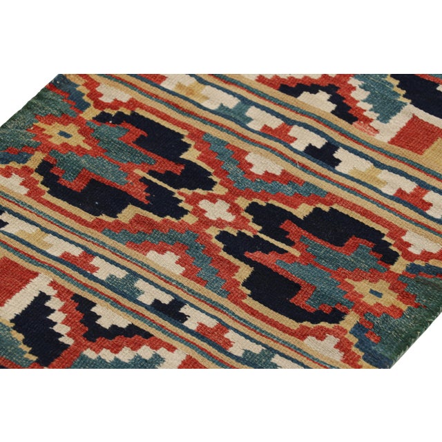 Handwoven in wool circa 1880-1890, this 2x3 antique Swedish tapestry flatweave is from Rug & Kilim’s new collection of...