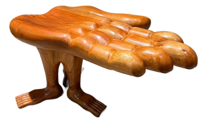 Surrealist Hand-Foot Occasional Table in Mahogany by Pedro Friedeberg