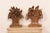 Mid 20th Century Carved-Wood Tabletop Floral Bouquets - A Pair For Sale - Image 4 of 10
