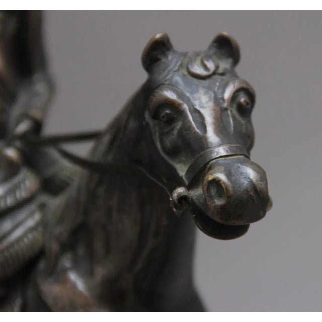 19th-Century Bronze Sculpture of Napoleon on Horseback For Sale - Image 3 of 11