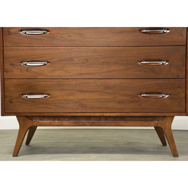 Walnut Tall Dresser by Hooker For Sale - Image 9 of 11