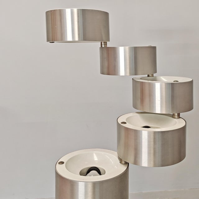 Model Domingo Cylindrical Floor Lamp by F. Sartoni for Stilux, 1970s For Sale - Image 9 of 18