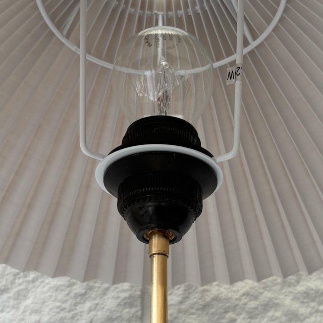 Modernist Model 31570 Table Lamp by Bertil Brisborg for Nordiska Kompaniet, Sweden, 1940s For Sale - Image 10 of 12