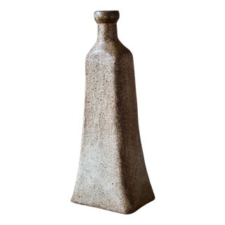 Wabi-Sabi Stoneware Soliflore Vase, 1970s For Sale