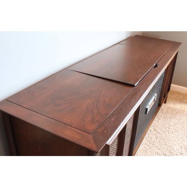 1960's Vintage RCA Victor Victrola Record Player Console Credenza