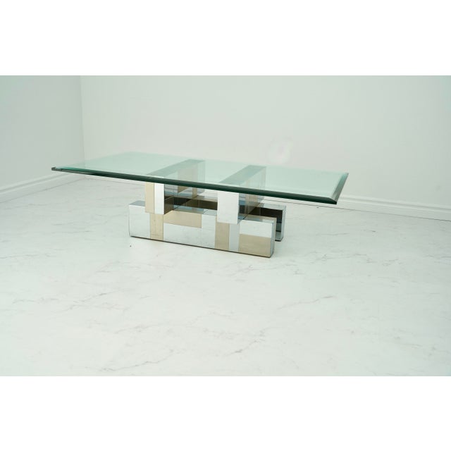 Metal Paul Evans "Cityscape" Coffee Table for Directional, 1970s For Sale - Image 7 of 12