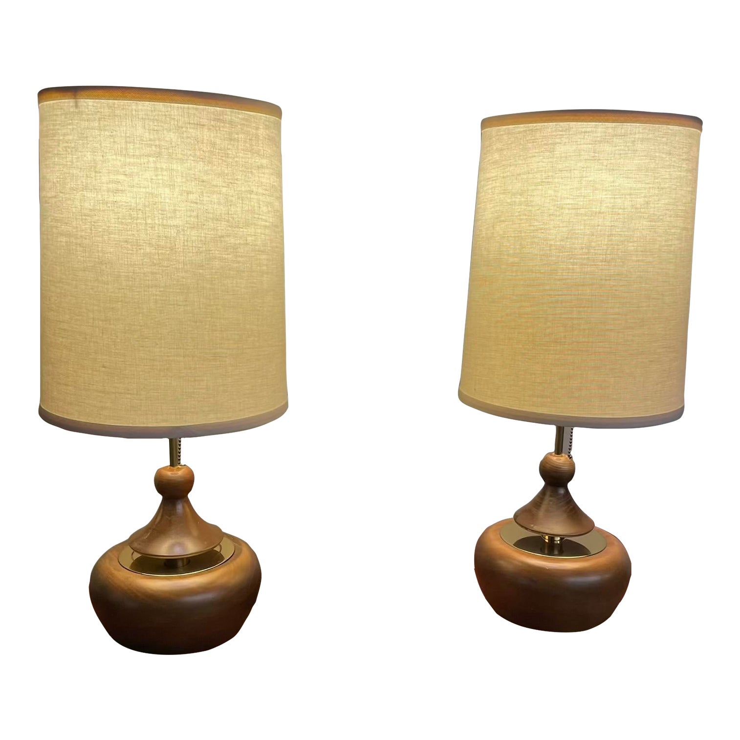 Modeline of California Mid-Century Modern Table Lamps - A Pair | Chairish