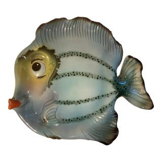 Fish Pottery Serving Plate For Sale