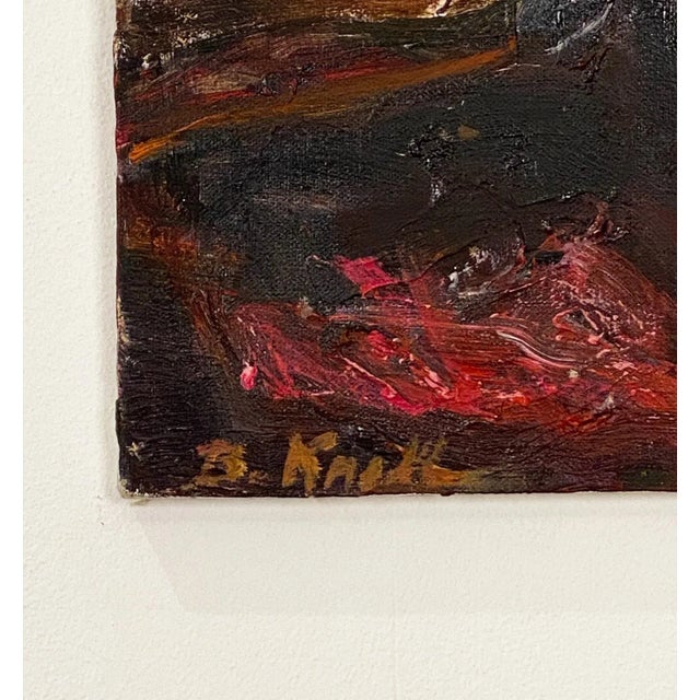 Study of a Face, Oil on Canvas For Sale - Image 4 of 6