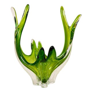 Murano Lava Glass Centerpiece, 1980s For Sale