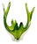 Murano Lava Glass Centerpiece, 1980s For Sale