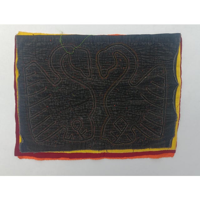 Mola Fabric by Cuna Indians from San Blas Island, Panama, 1970s, in Very Good conditions. Designed 1970 to 1979