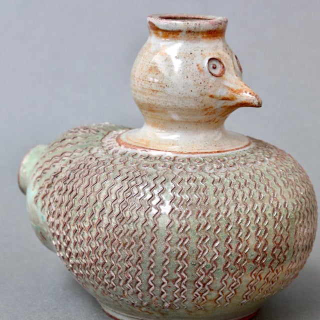Ceramic Stylised Bird Vase by Dominique Pouchain, 1980s For Sale - Image 14 of 18