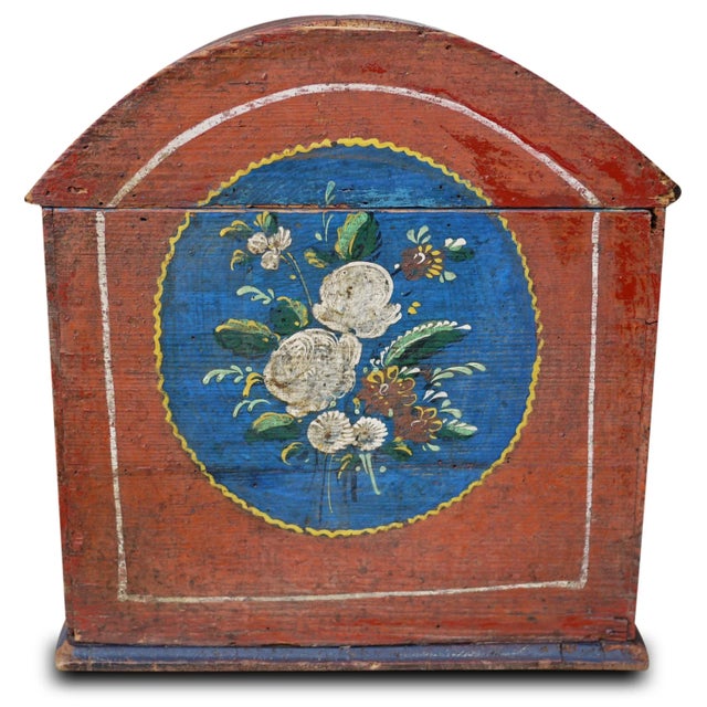 Painted Tabletop Box For Sale - Image 5 of 11