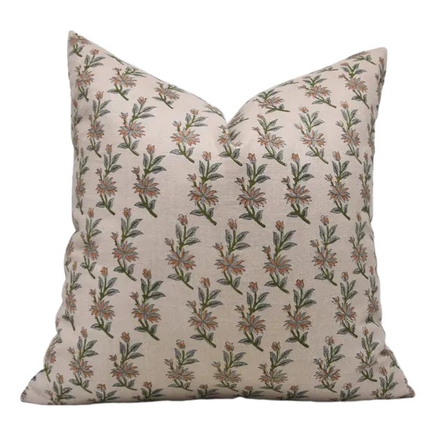 Fabdivine Traditional Handblock Print Cushion Cover 22x22 Inch- Deepika For Sale