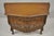 Mid 20th Century Vintage Louis XV Style Carved Walnut 2 Drawer Chest Italian Small Bombe Commode For Sale - Image 5 of 12