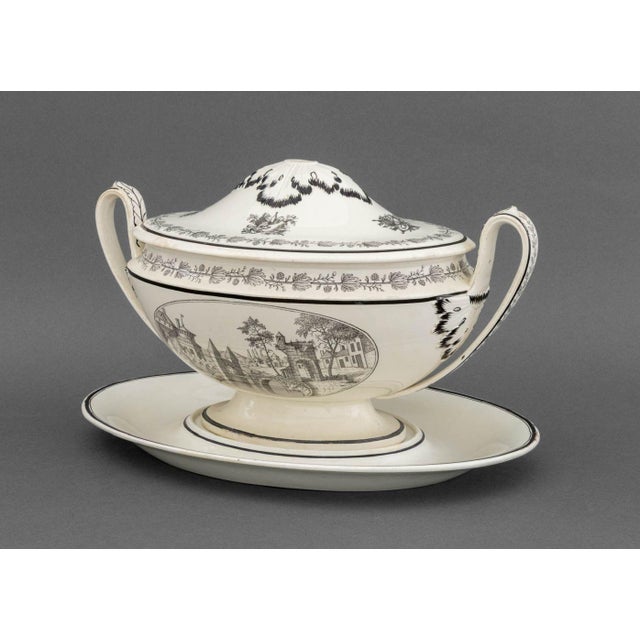 French French Creamware Tableware, 3 Pcs. For Sale - Image 3 of 15