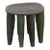 Forest Green African Nupe Side Table For Sale