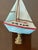 Figurative 1970s Coastal Lamp Finial Sailboat For Sale - Image 3 of 3