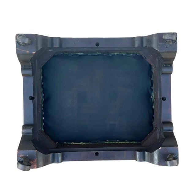 Large American Mahogany Veneer Stool on Celluloid Rollers, Circa 1840 For Sale - Image 10 of 10