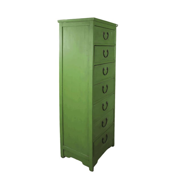 French Country 1980s Vintage Wooden Lingerie Dresser With Six Drawers, For Sale - Image 3 of 8