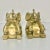 1980s 1980s Boho Chic Hollywood Regency Elephant Bookends, a Pair, Brass Finished For Sale - Image 5 of 15