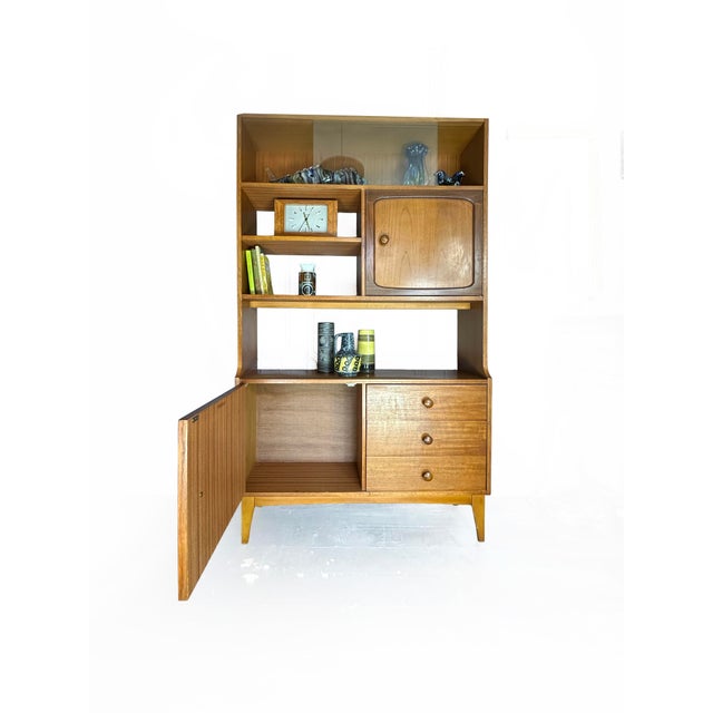 Vintage Stateroom Teak Room Divider and Display Cabinet from Stonehill, 1960s For Sale - Image 6 of 17