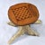 Hand Made Chess and Cribbage Live Edge Game Table on Tree Stump With Pieces For Sale - Image 10 of 15