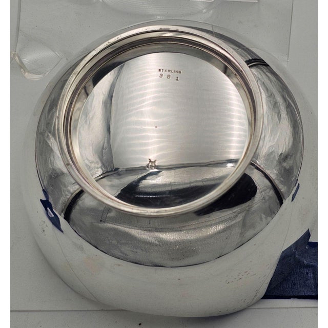 Sterling Bowl, u.s.a. Circa 1950 For Sale - Image 4 of 5