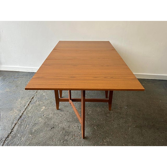 Mid-Century Modern Extending Dining Table from Schrieber Furniture, 1960s For Sale - Image 6 of 8