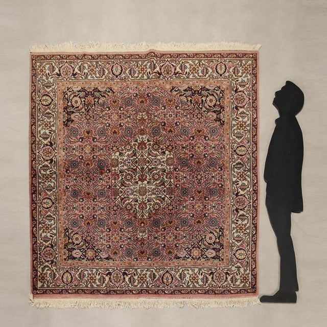 Tabriz rug in cotton and wool, large knot and hand-made. This piece is attributed to the mentioned designer/maker. It has...