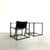 FM62 Chair and Table in Black Leather by Radboud Van Beekum for Pastoe, 1980s, Set of 2 For Sale - Image 13 of 14