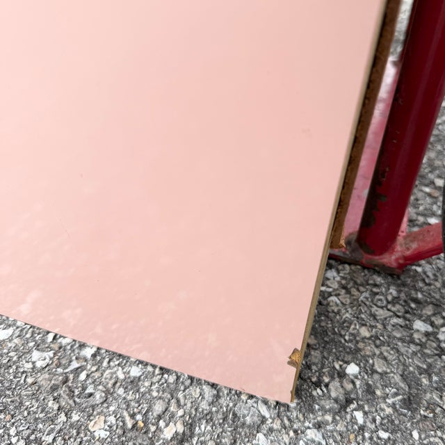 Postmodern Pink Gloss Laminate Waterfall Highboy/Lingerie Armoire For Sale In West Palm - Image 6 of 8
