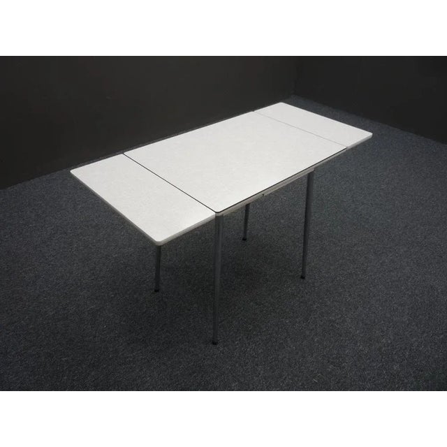 Mid-Century Modern Mid-Century Formica Kitchen Dining Table, 1960s For Sale - Image 3 of 11
