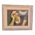 Mid-Century Painting on Canvas "Mujer Y Luna" For Sale