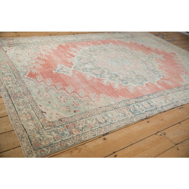Vintage Distressed Anatolian Carpet - 6' x 8'9" For Sale - Image 9 of 10