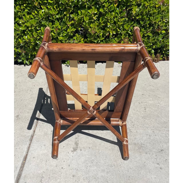 Authentic McGuire Lounge Chair, New Lee Jofa Cushions For Sale - Image 11 of 17