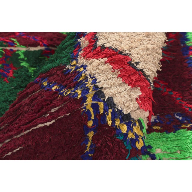 Vintage Boujad Moroccan Rug, 03'05 X 04'07 For Sale In Dallas - Image 6 of 10