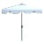 Zimmerman 7.5 Square Umbrella - Baby Blue/White For Sale