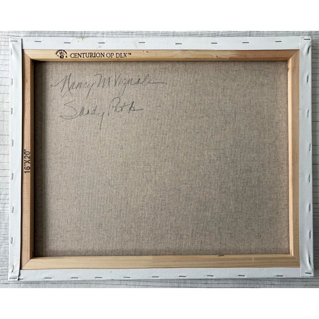 “Sandy Path” Oil on Linen by Nancy M. Vignola For Sale In Providence - Image 6 of 8