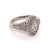 Diamond Ring 14k White Gold 0.45 TCW 4.88g Certified, Size 6.5 For Sale - Image 12 of 13
