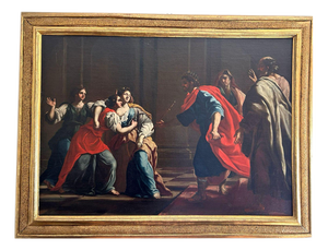 Esther and Ahasuerus, Oil on Canvas, Late 17th Century