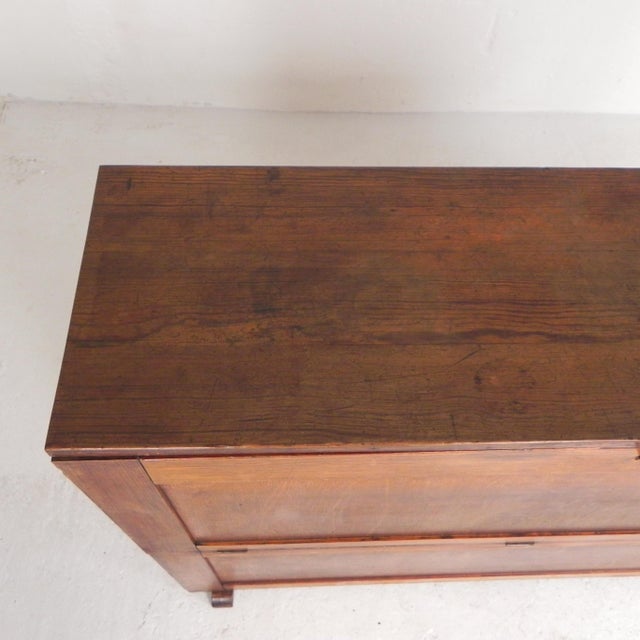 Pine School Chart Cabinet, 1930s For Sale - Image 11 of 18