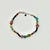 Ralph Lauren 1980s Vintage Southwestern Navajo Boho Chic Turquoise & Glass Beaded Bracelet, 7.75”. For Sale - Image 4 of 6