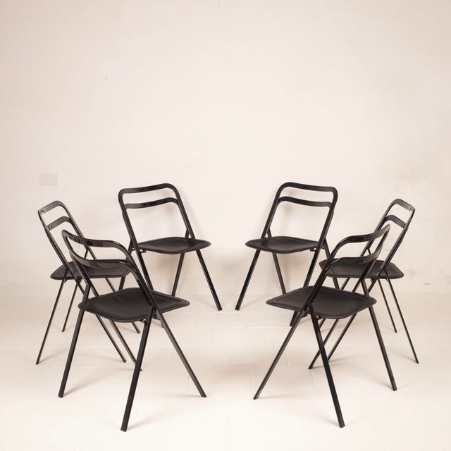 Clio Chairs by Giorgio Cattelan for Cidue, 1970s, Set of 6 For Sale - Image 6 of 18