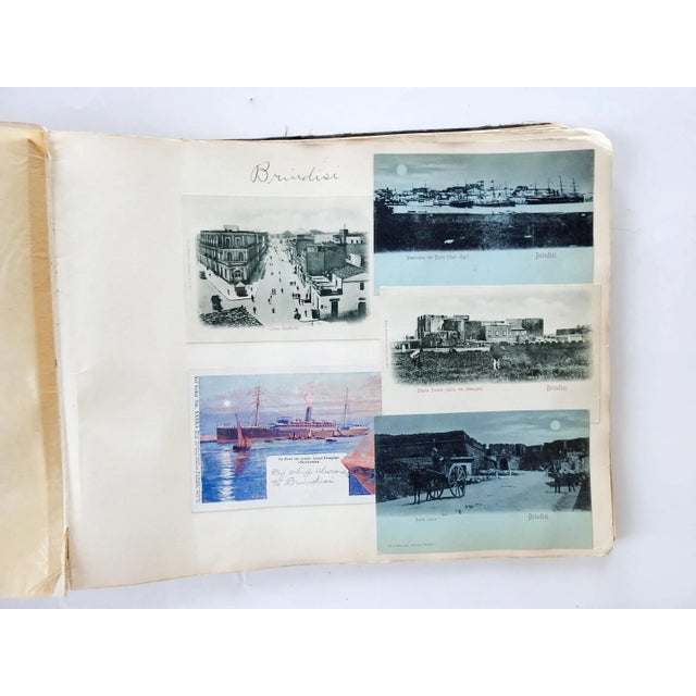 Antique Grand Tour Album Photographs Italy Handcolored Photos Postcards For Sale - Image 10 of 12